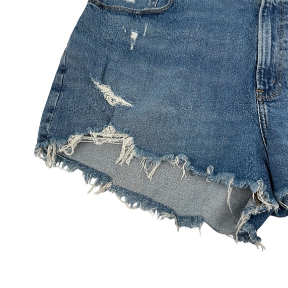 NWT Abercrombie and Fitch High Rise “The Mom Short” Curve Love Size 35/20 READ - Picture 4 of 13